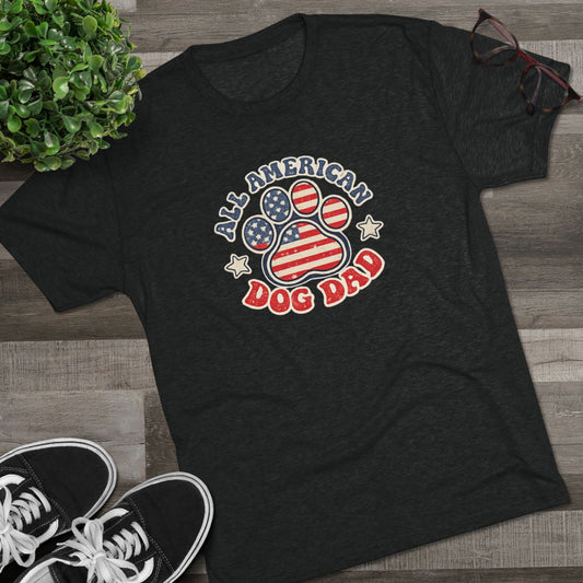 Delta All American Dog Dad Breathable Tri Blend T-Shirt