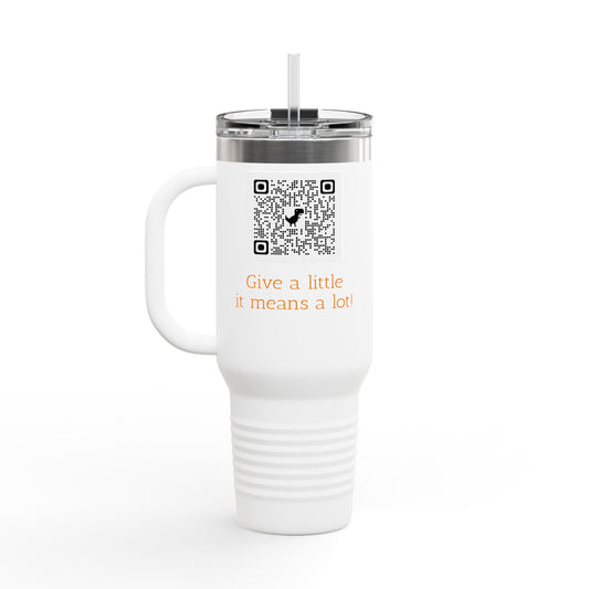 Happy Tails Insulated Travel Mug, 40oz Tumbler