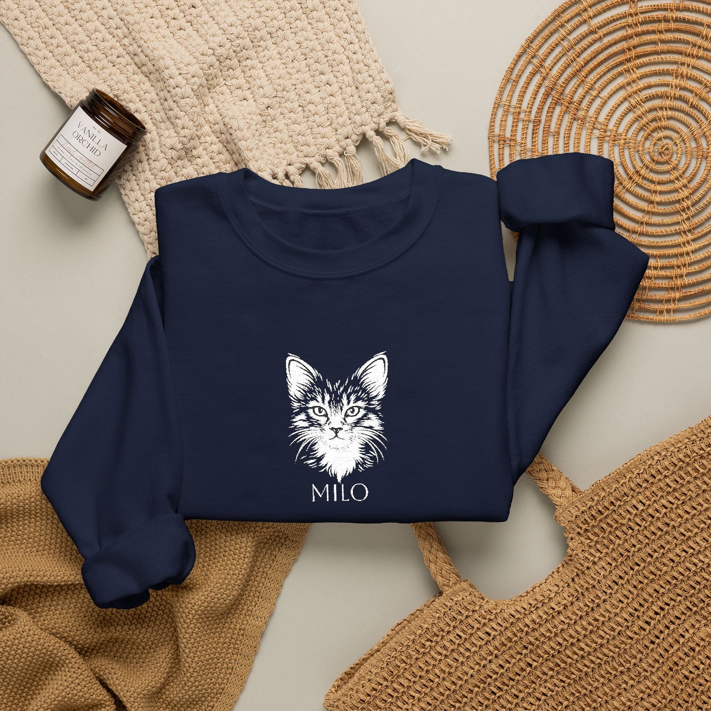 Personalized Embroidered Crewneck Sweatshirt