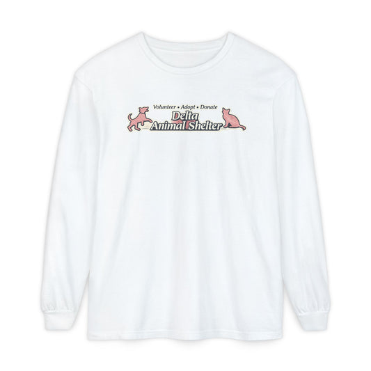 Delta Animal Shelter Long Sleeve "Retro Style" Collection Tee (Internal)
