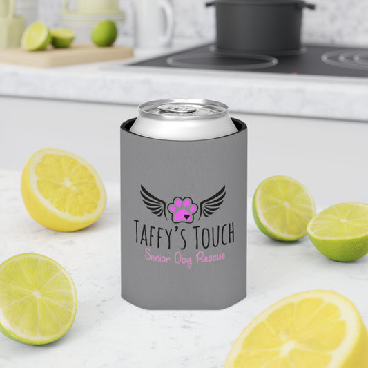 Taffy’s Touch Senior Dog Rescue Can Cooler (Pink Paw Logo)