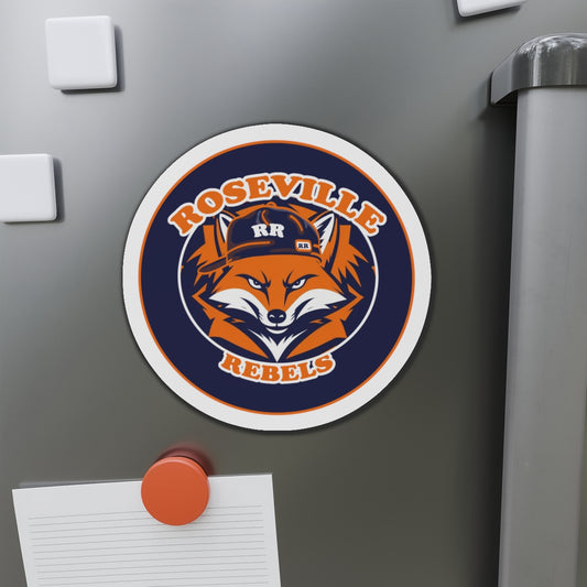 Roseville Rebels Die-Cut Magnets