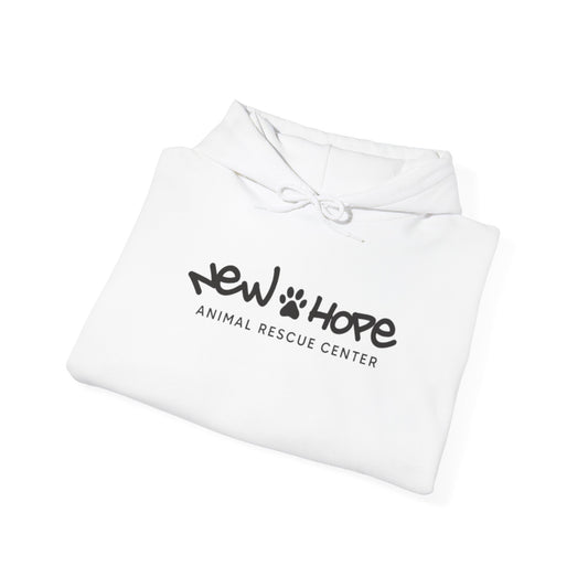 New Hope Animal Rescue Hoodie — Paw Logo Charity Sweatshirt