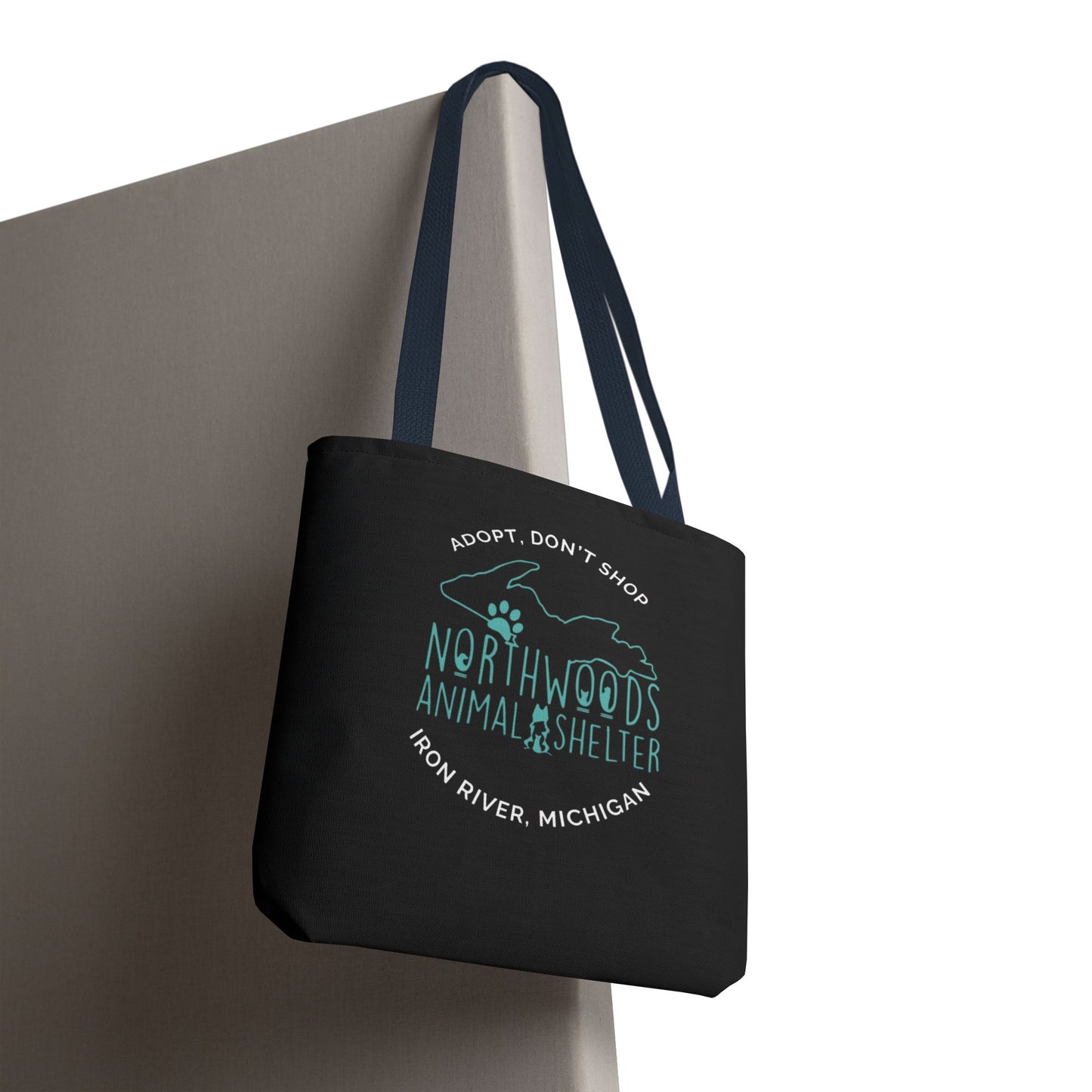 Northwoods Animal Shelter Tote Bag