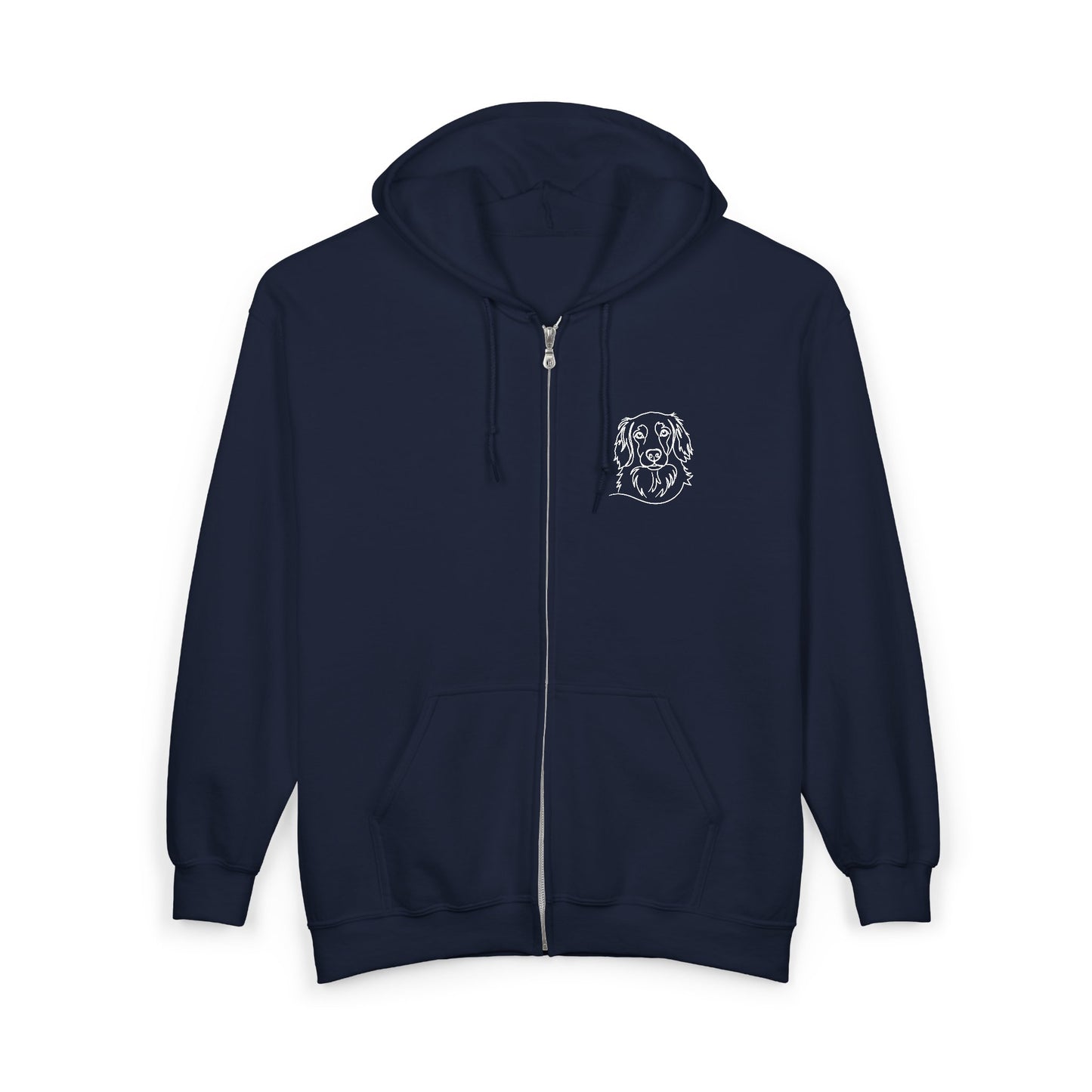 Custom Embroidered Pet Zip Hoodie