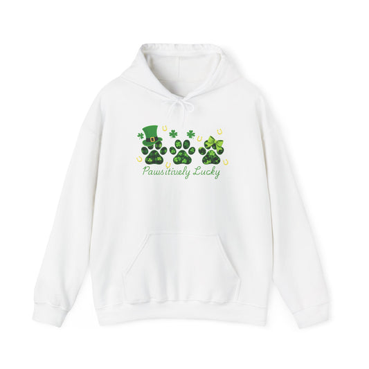 Delta Animal Shelter Paws-itevely Lucky Hoodie - Delta Logo on Back