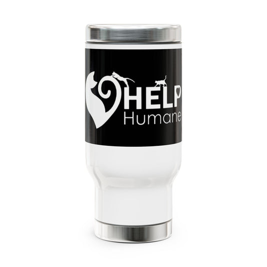 Help Humane Society 14oz Stainless Steel Travel Mug with Handle
