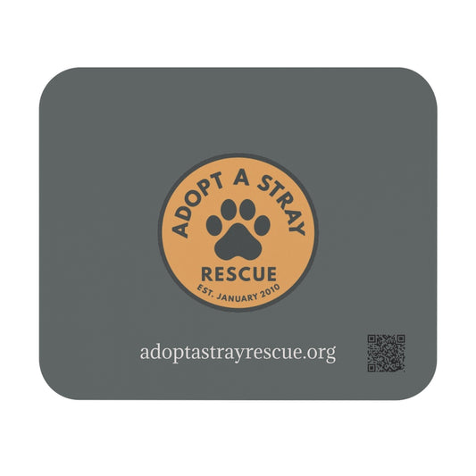 Adopt A Stray Rescue Logo Mouse Pad — Nonprofit Fundraiser