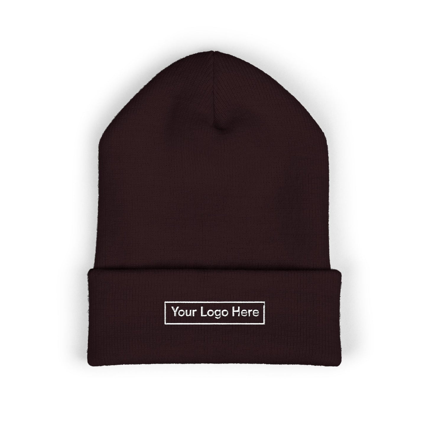 Embroidered Classic Cuffed Beanie — Example Logo