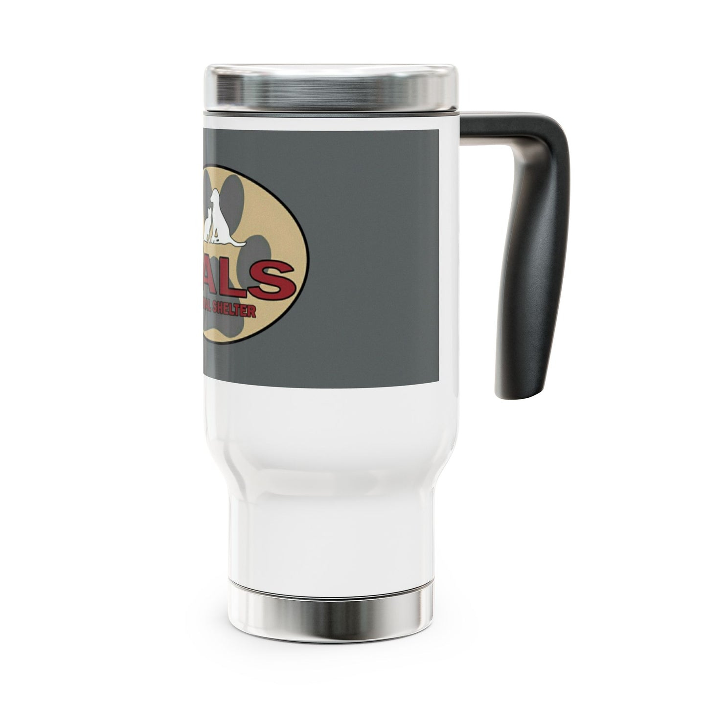 PALS Animal Shelter 14oz Stainless Travel Mug with Handle