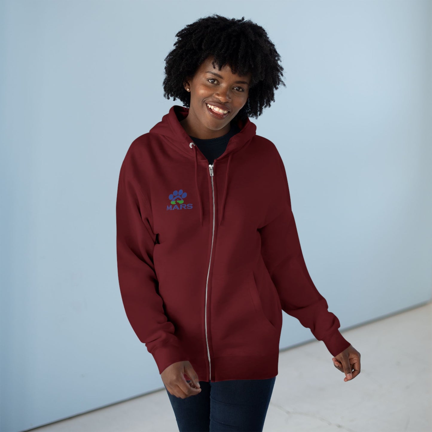 MARS Logo Zip-Up Hoodie