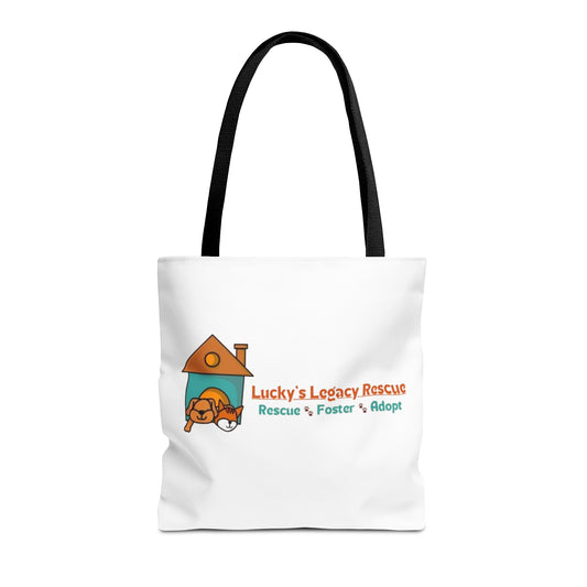 Lucky's Legacy Rescue Logo Tote (Rescue • Foster • Adopt)