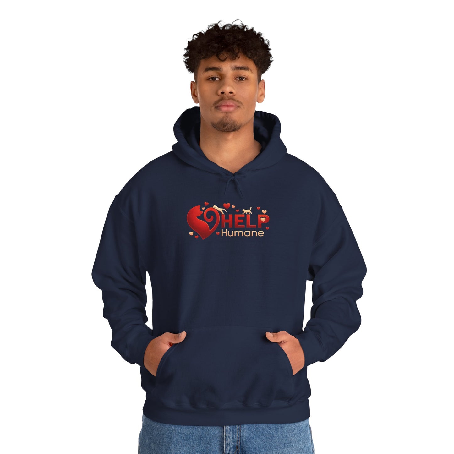 Help Humane Heart Hoodie – Animal Rescue Charity Sweatshirt