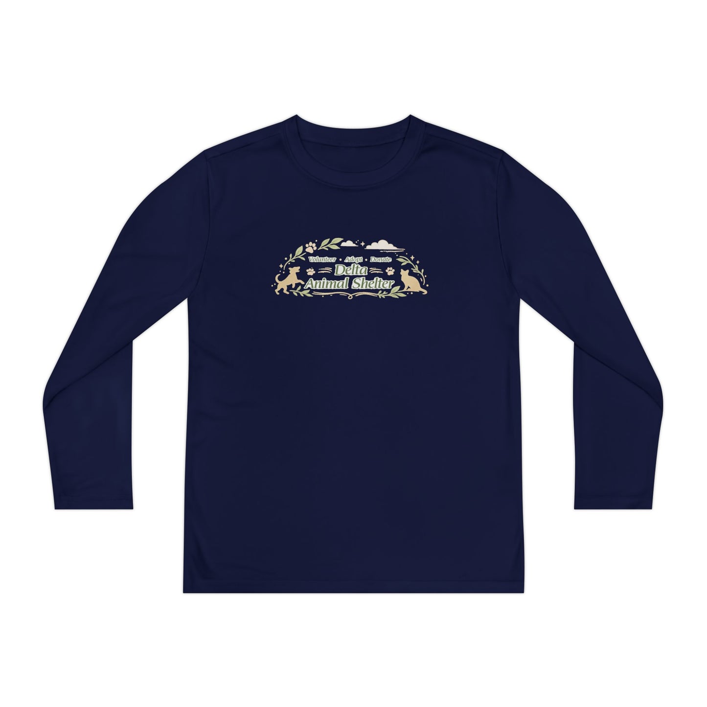 Youth Long Sleeve Delta Animal Shelter "Eco" Collection