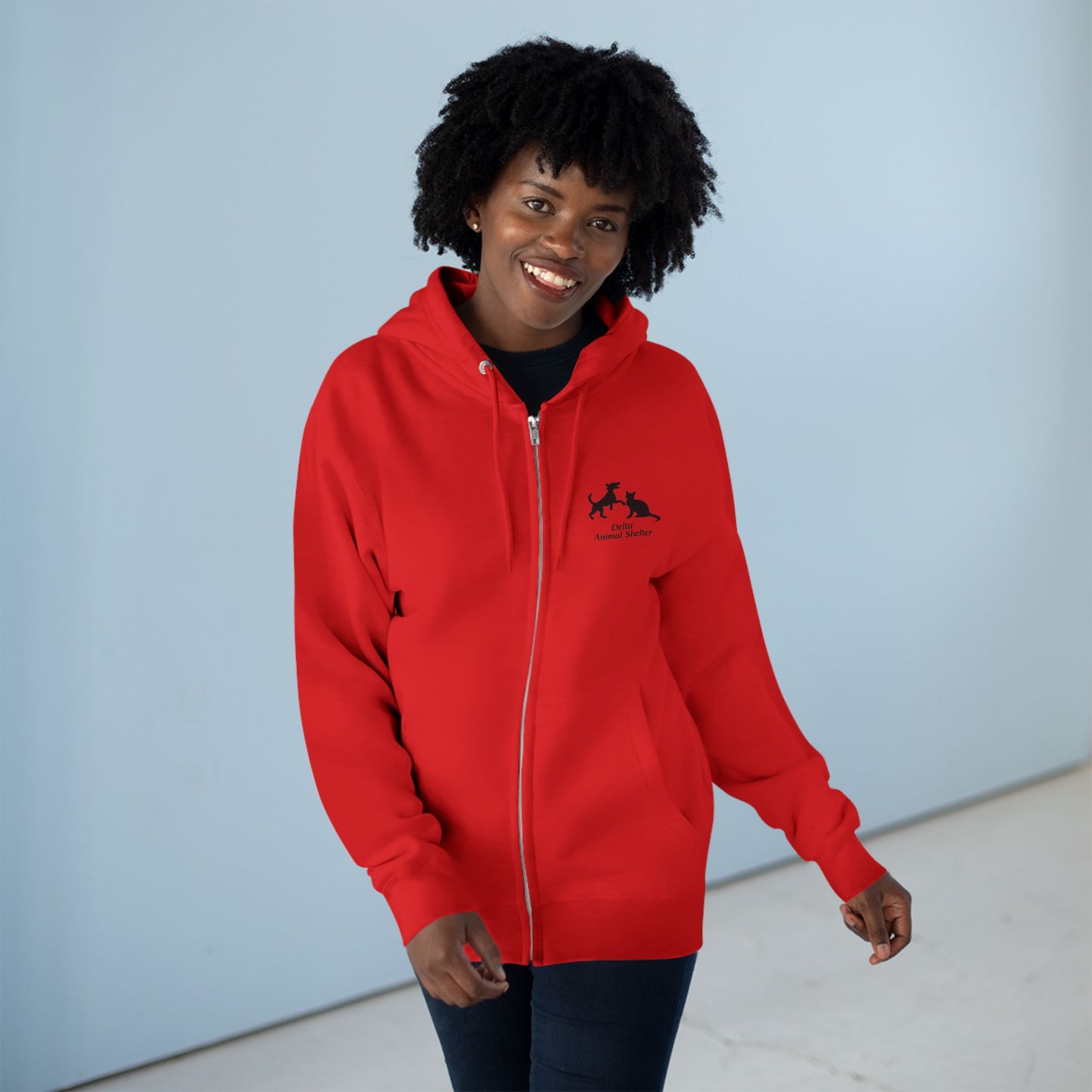 Staff Inventory Delta Dog Rescue Zip Hoodie