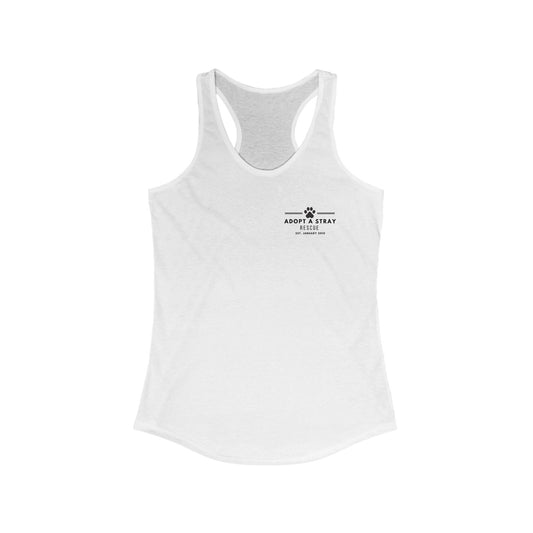 Adopt a Stray Rescue Women's Ideal Racerback Tank