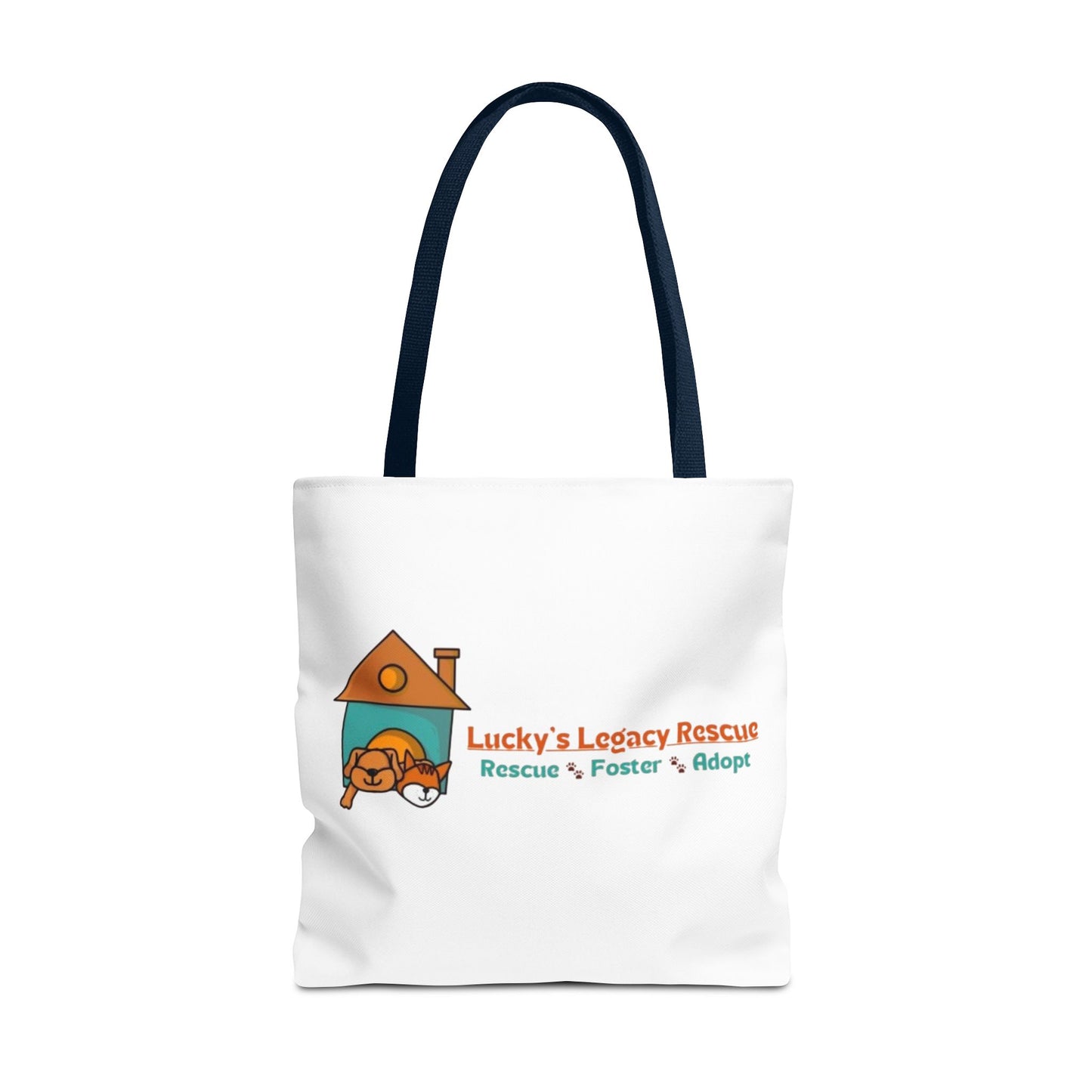 Lucky's Legacy Rescue Logo Tote (Rescue • Foster • Adopt)