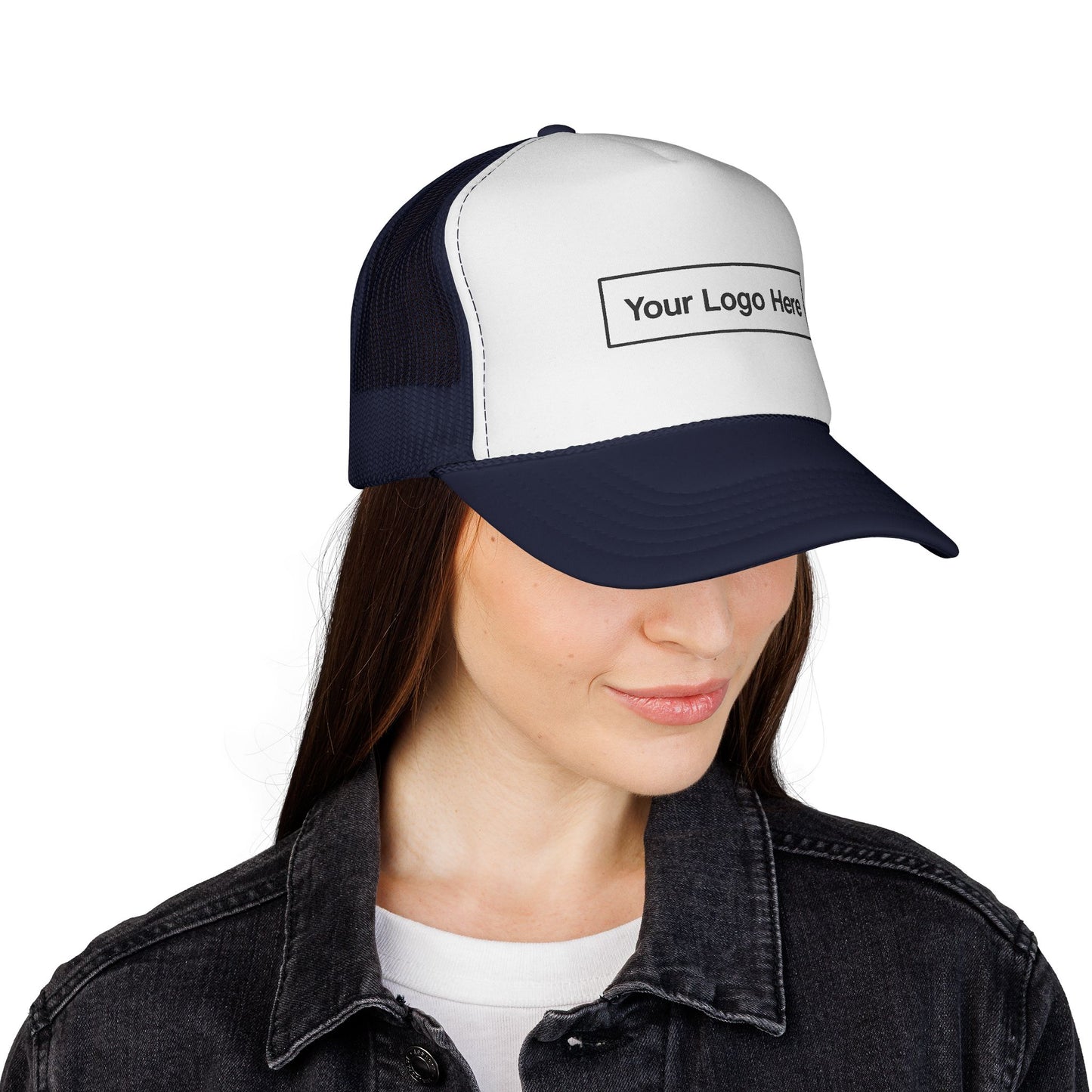 Custom Logo Trucker Cap — Example Logo