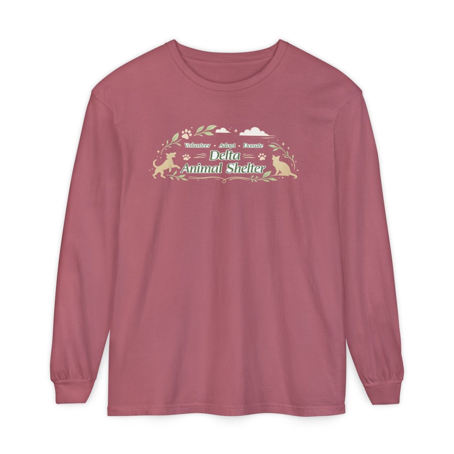 Delta Animal Shelter Long Sleeve "Eco Style" Collection Tee (Internal)