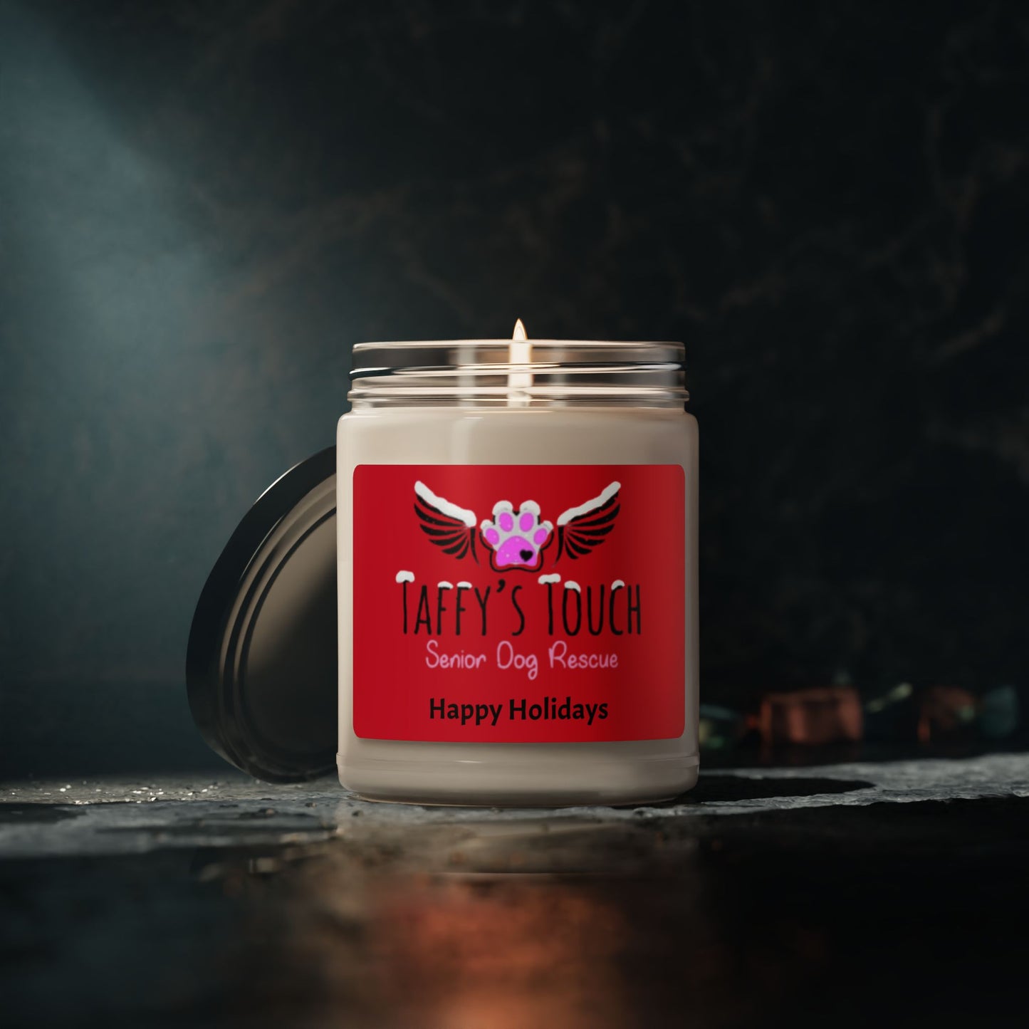 Taffy's Touch Senior Dog Rescue Scented Candles for the Holidays