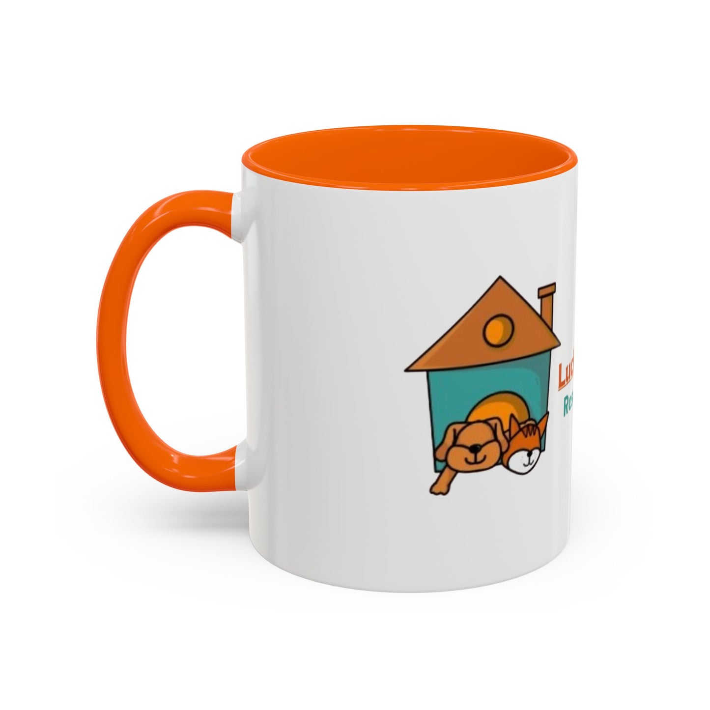 Lucky's Legacy Rescue Coffee Mug — Rescue • Foster • Adopt Accent Mug