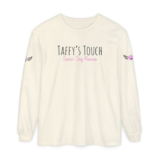Taffy’s Touch Senior Dog Rescue Long Sleeve - Wings on the Sleeves