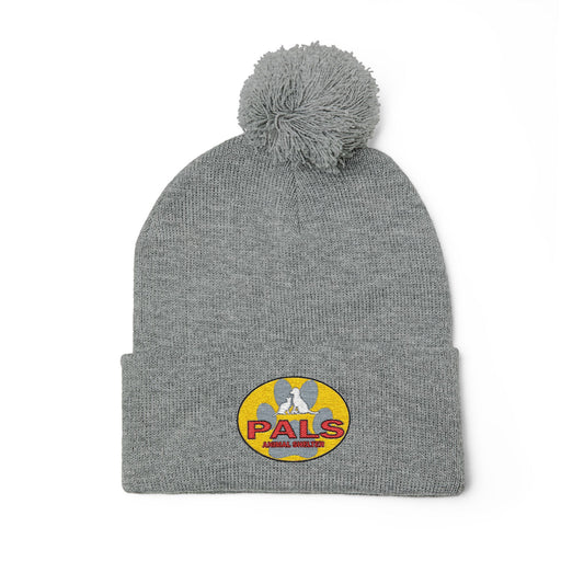 PALS Animal Shelter Embroidered Pom-Pom Beanie