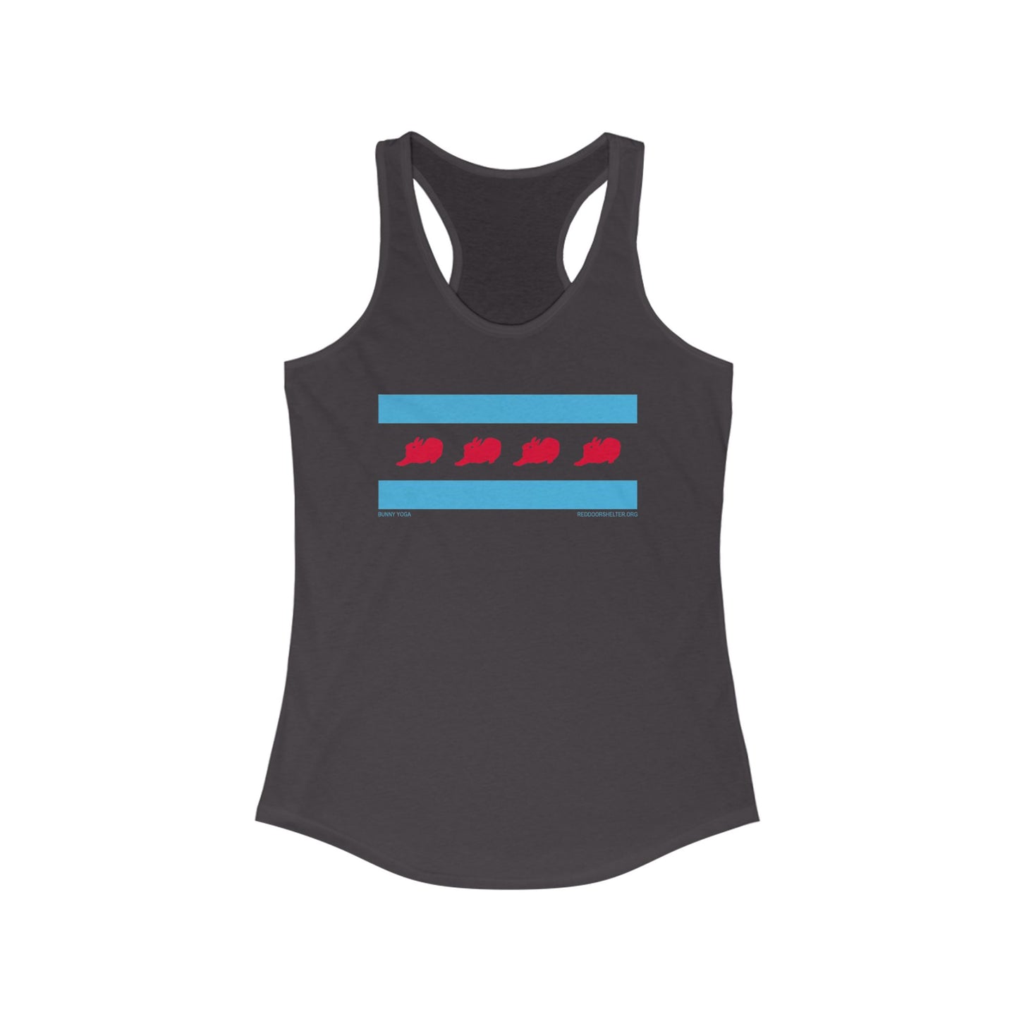 Red Door Bunny Yoga Collection - Women's Ideal Racerback Tank