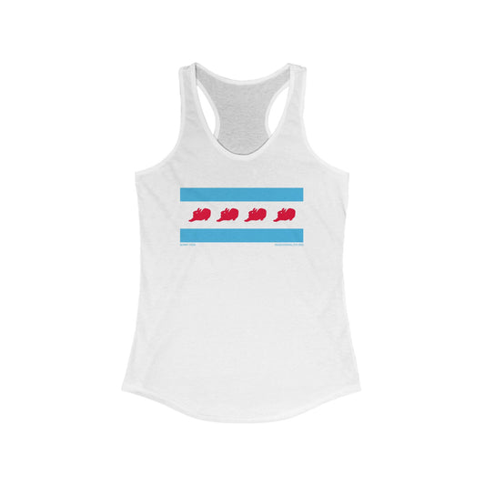 Red Door Bunny Yoga Collection - Women's Ideal Racerback Tank