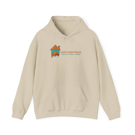Lucky's Legacy Rescue Animal Rescue Logo Hoodie