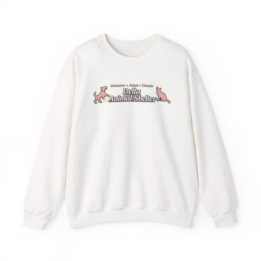Delta Animal Shelter "Retro" Collection Crewneck Sweatshirt (Internal)