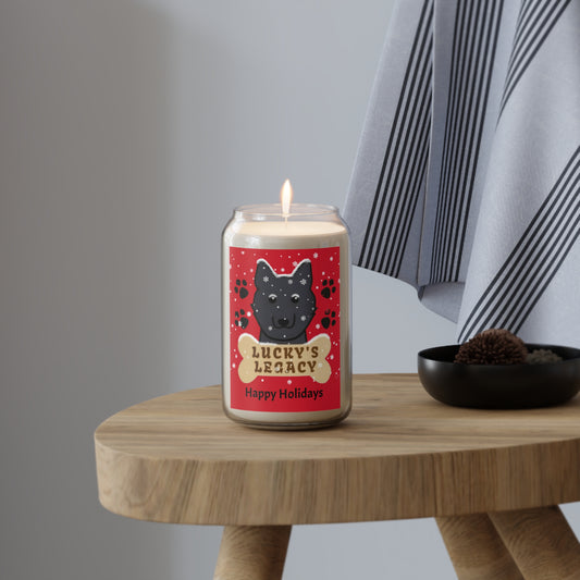 Lucky's Legacy Happy Holiday's Candle — Perfect Holiday Gift + Donation