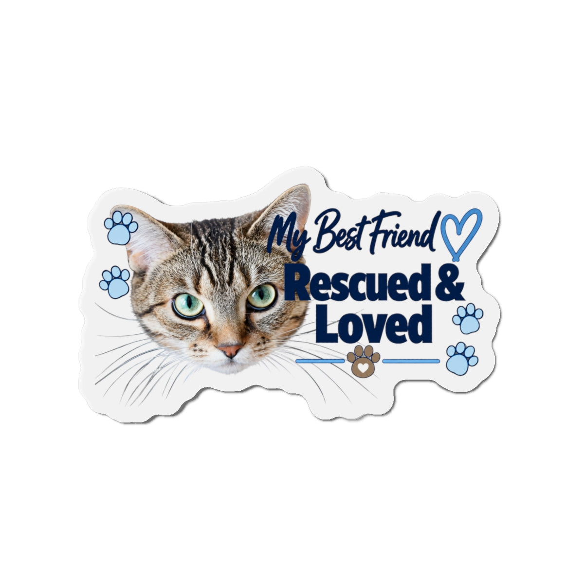 Animal Outreach Rescued & Loved Magnet