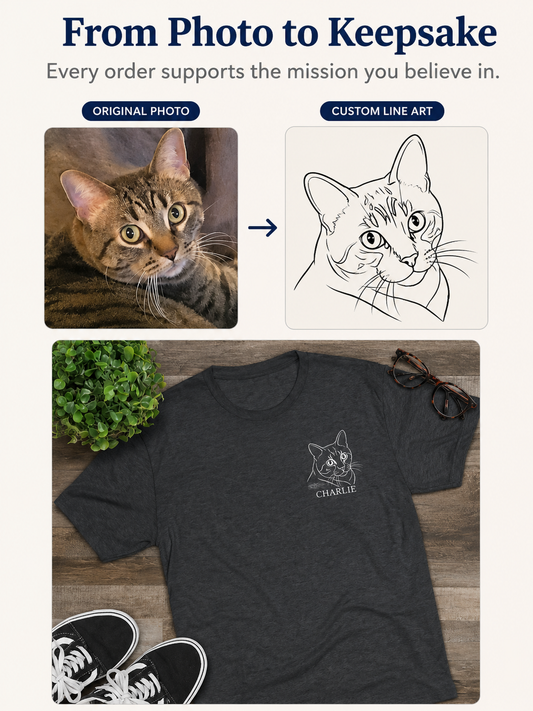 Printed Premium Tri-Blend Unisex Custom T-Shirt