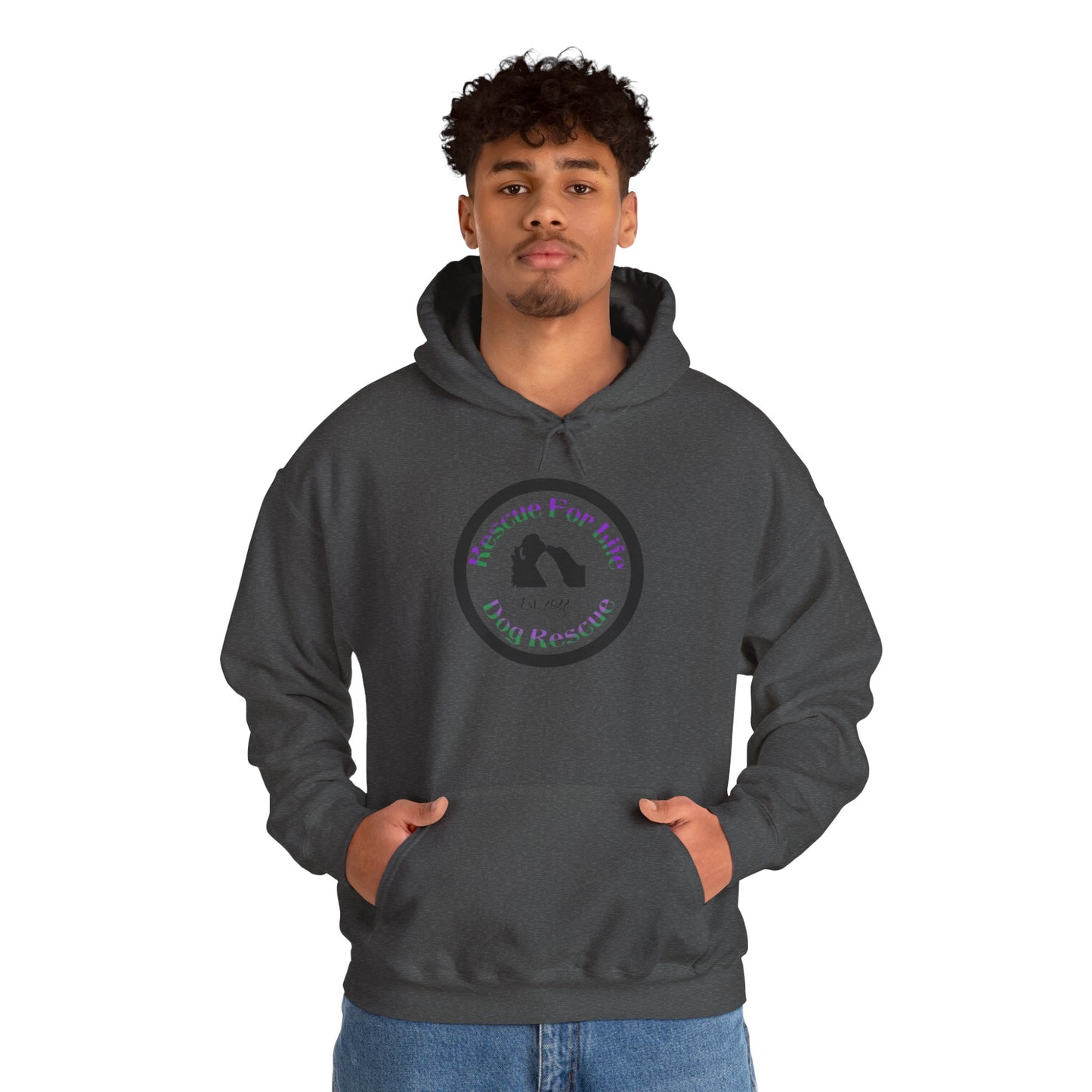 Rescue for Life Classic Style Logo — Est. 2022 Hoodie