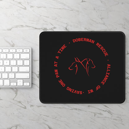 Doberman Rescue  Mouse Pad - Save One Paw at a Time