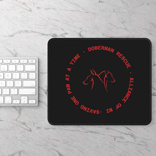 Doberman Rescue  Mouse Pad - Save One Paw at a Time