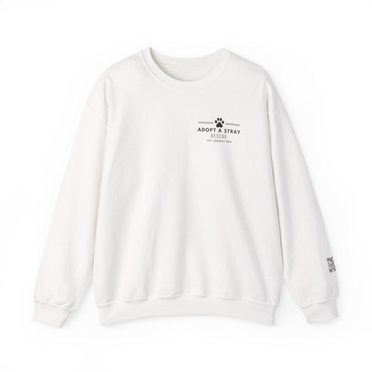 Adopt A Stray Club Crewneck Sweatshirt — Animal Rescue Awareness Pullover