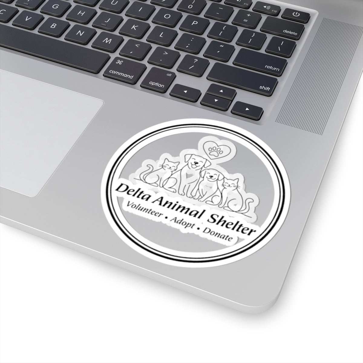 Delta Animal Shelter Badge Sticker