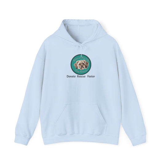 Rescue for Life "Donate Rescue Foster" Hoodie