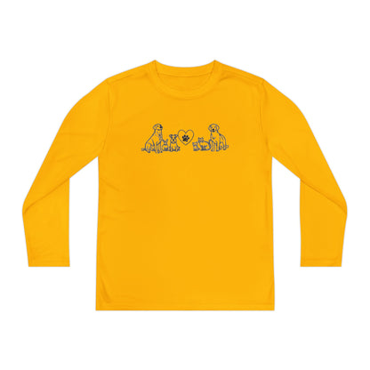 Youth Long Sleeve Delta Animal Shelter "Line Art" Collection Logo on Back