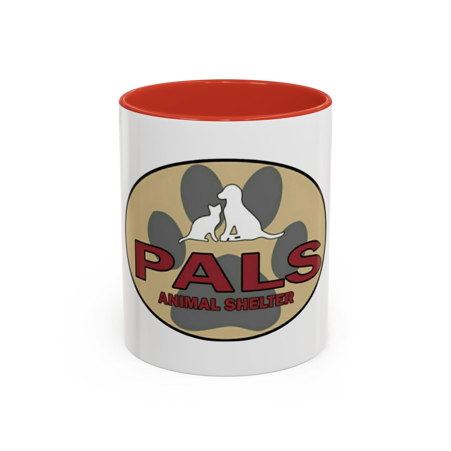 PALS Animal Shelter Coffee Mug – Paw Print Rescue Supporter 11/15oz
