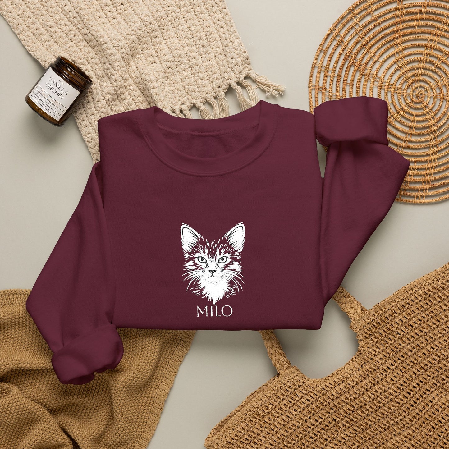 Personalized Embroidered Crewneck Sweatshirt