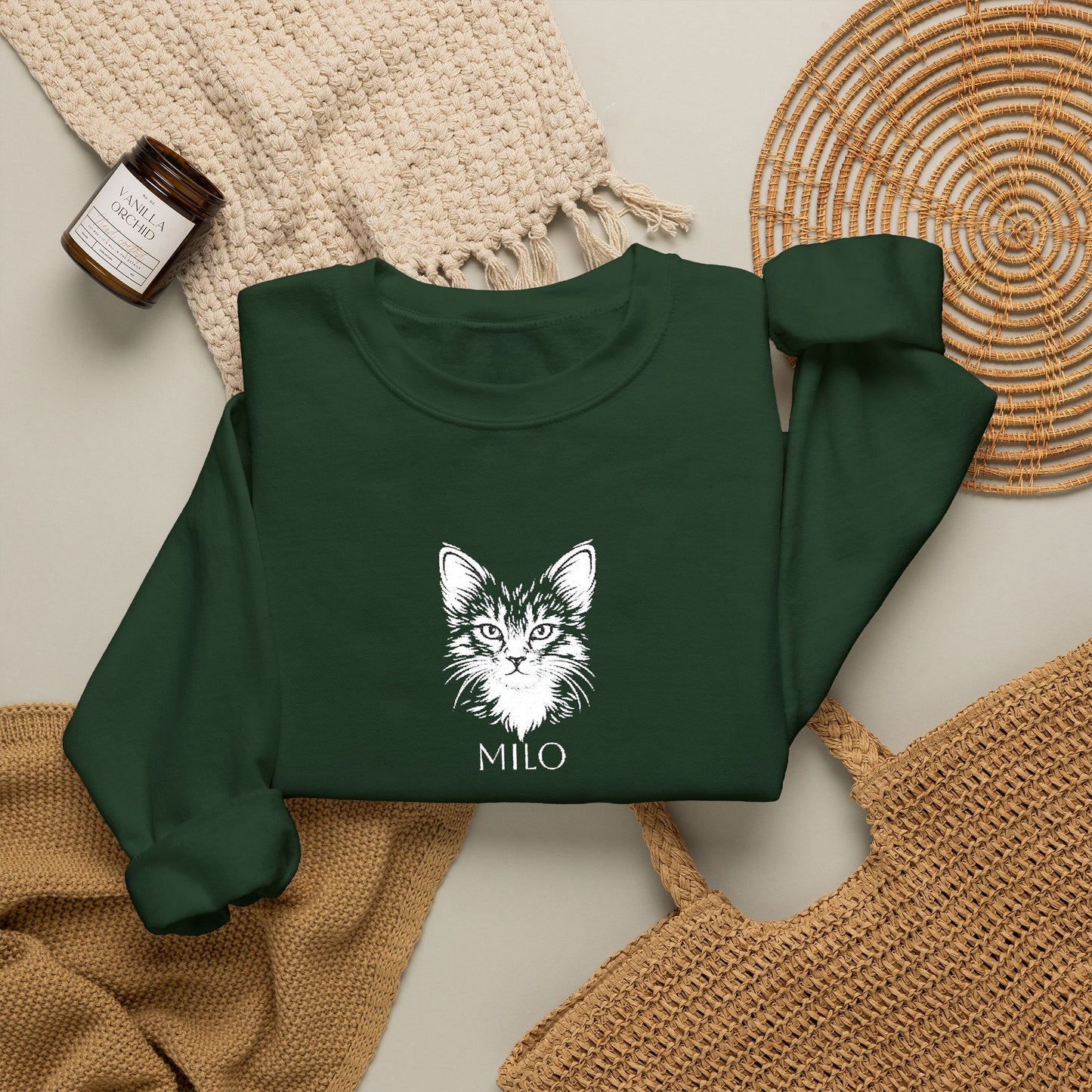 Personalized Embroidered Crewneck Sweatshirt