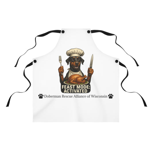 Doberman Rescue Chef Apron - Feast Mode Activated