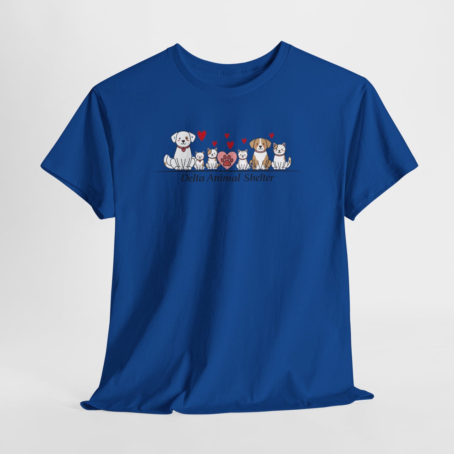 Delta Animal Shelter Paw Print Tee — Valentine's Day