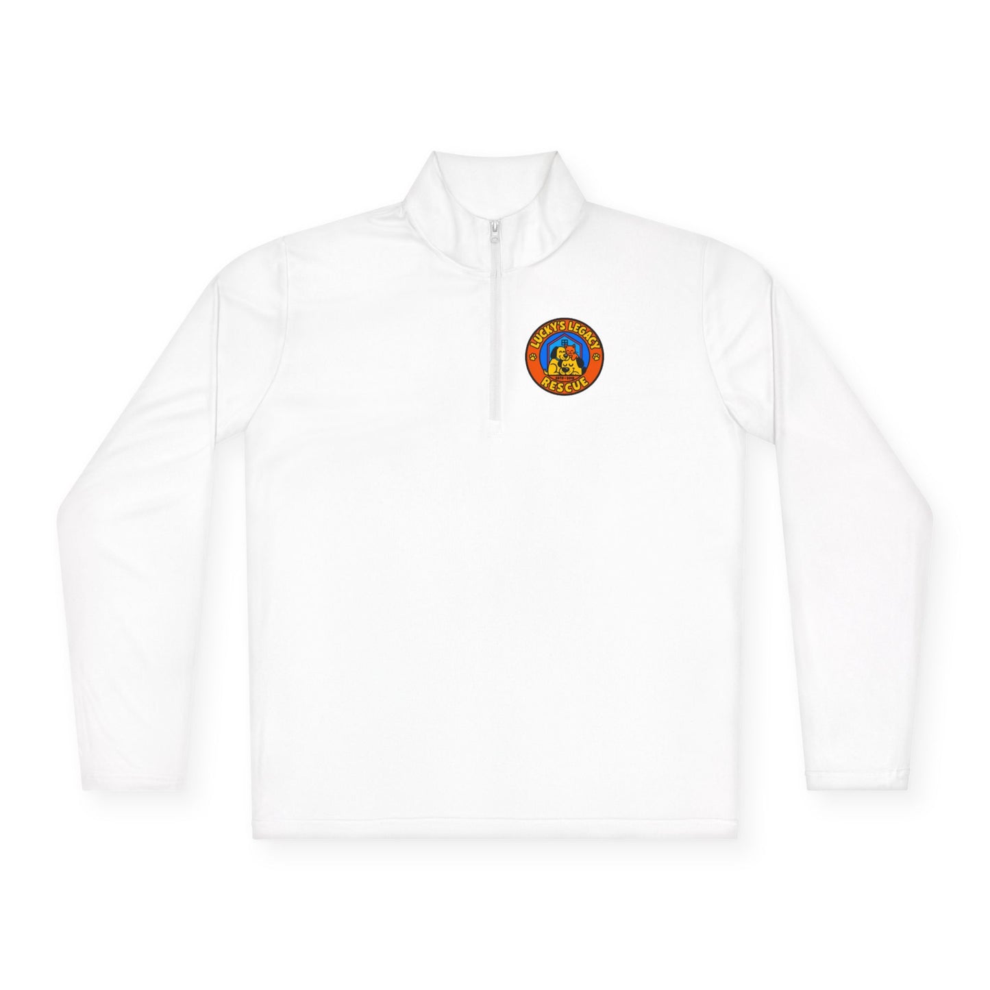 New!  Lucky's Legacy Quarter-Zip Pullover Updated Logo