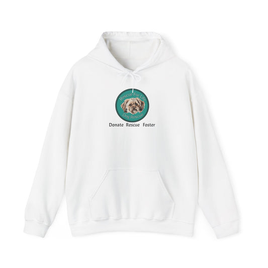 Rescue for Life "Donate Rescue Foster" Hoodie
