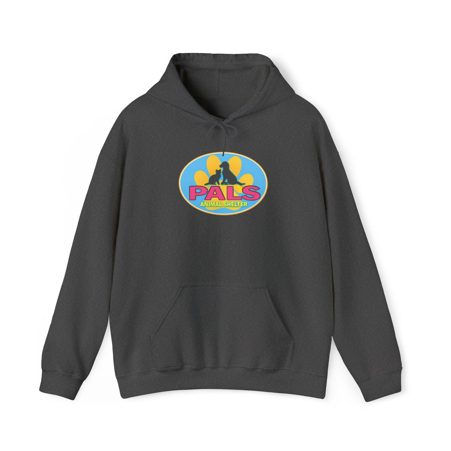 PALS Animal Shelter Badge New Color Logo Hoodie