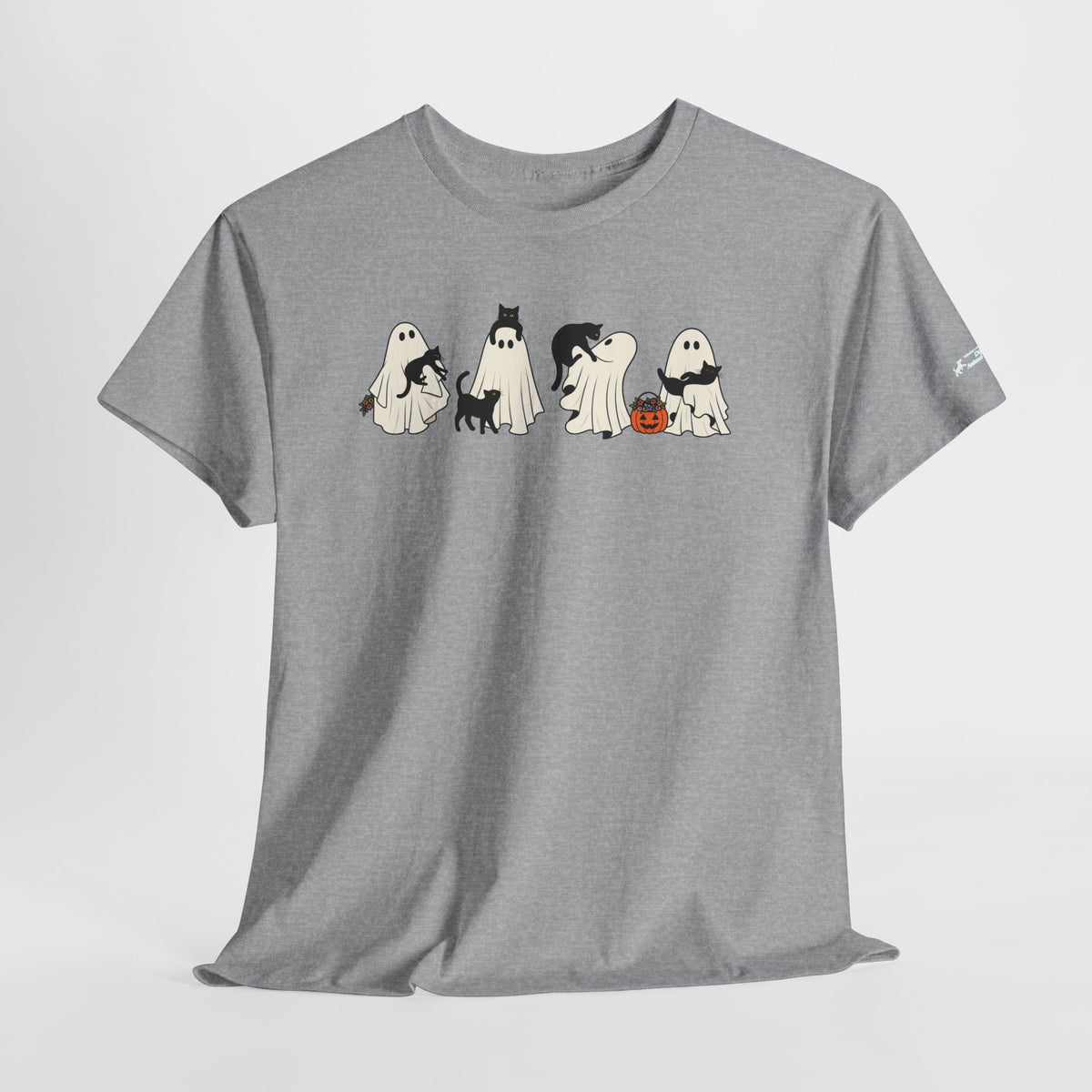 Delta Animal Shelter Cute Ghost Cats Halloween T‑Shirt